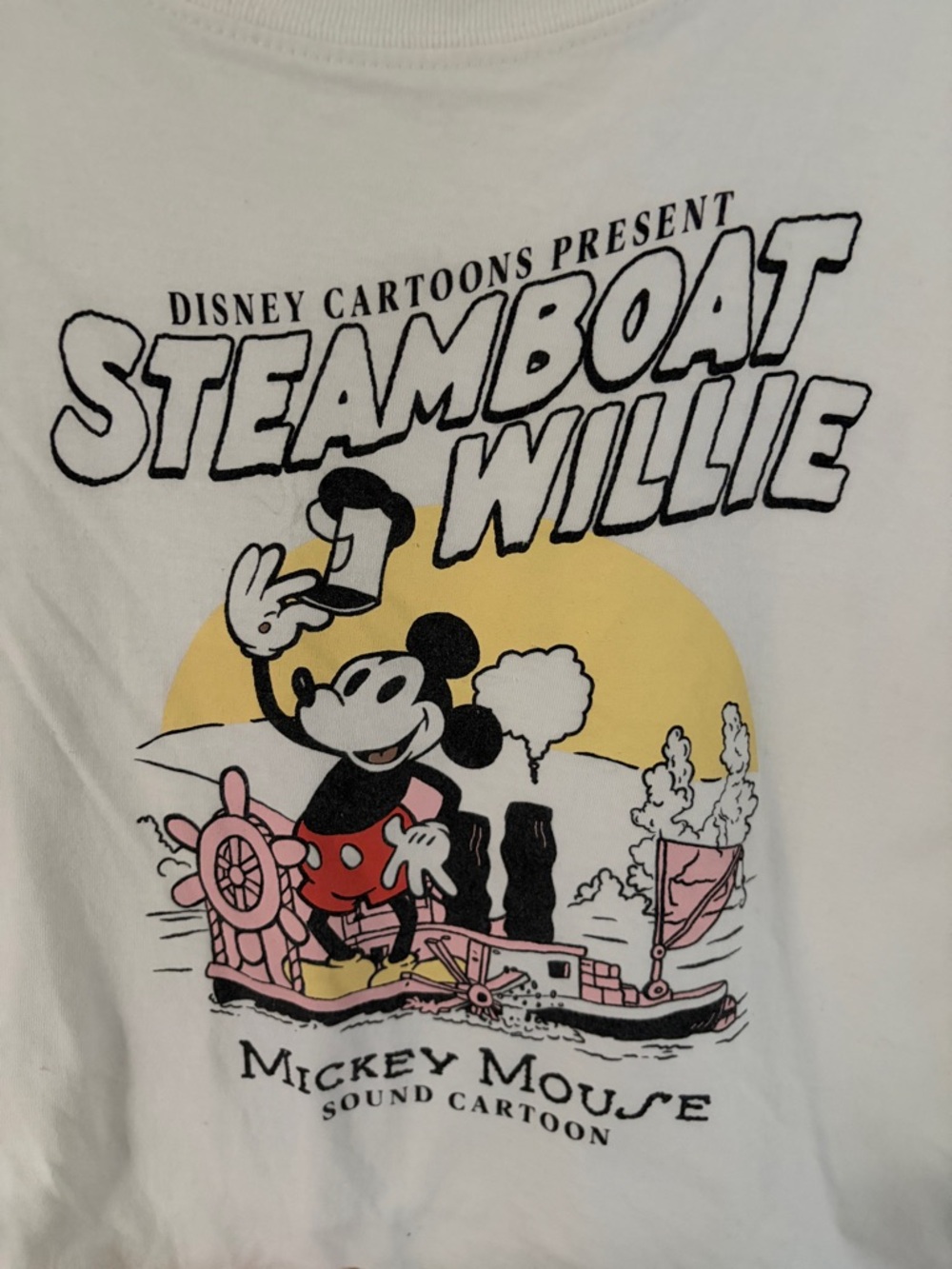 Disney Steamboat Willie Mickey Mouse Graphic Tee - Picture 2 of 4